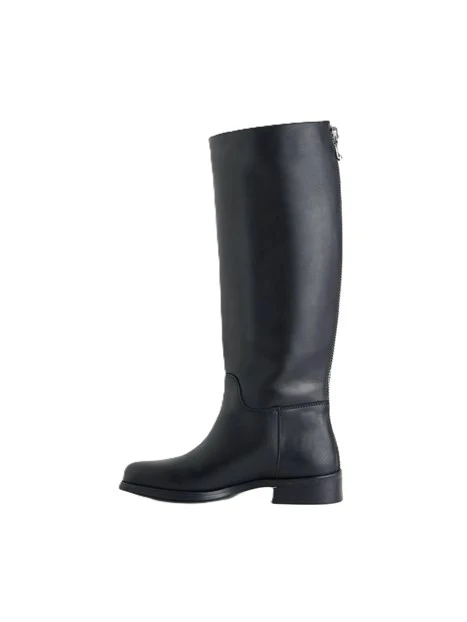 STIVALI TACCO BASSO RAV30 DONNA NERO