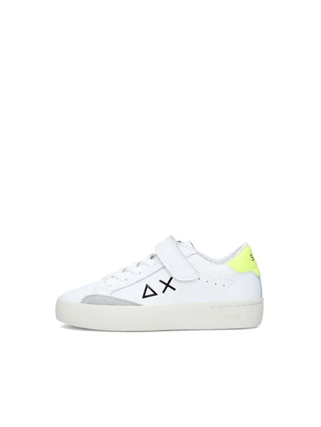 SNEAKERS BASSE Z36338K BAMBINO BIANCO GIALLO