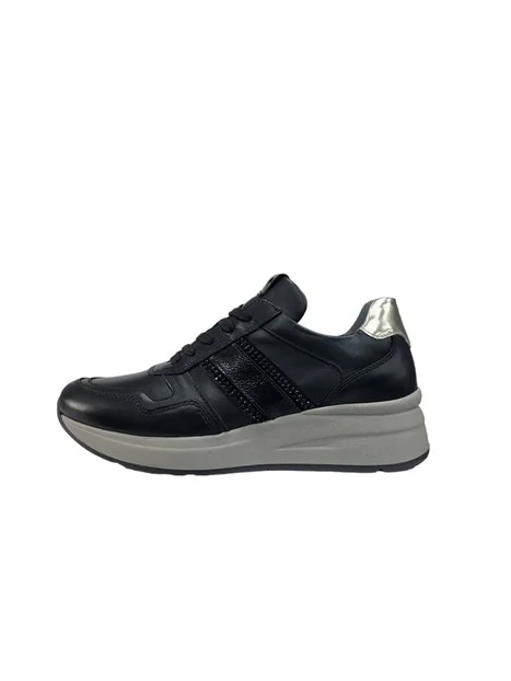 SNEAKERS BASSE I308375D DONNA NERO