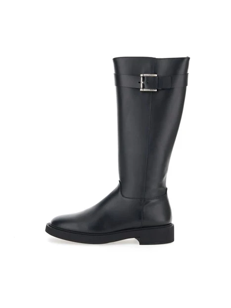 STIVALI TACCO BASSO 79L9 DONNA NERO