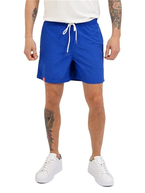 COSTUME BOXER CON LACCI REGOLABILI UOMO BLU