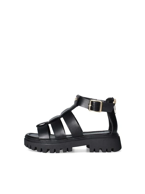 SANDALI T-611 BAMBINA NERO