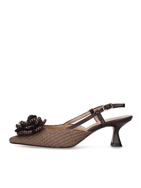 SLINGBACK 3214023 DONNA MARRONE