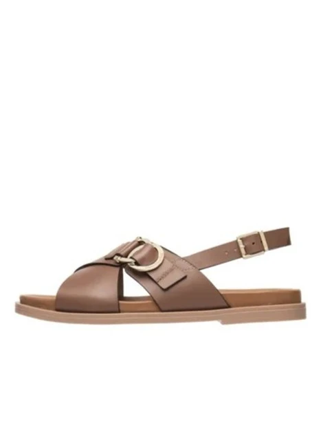 SANDALI E615933D DONNA CUOIO
