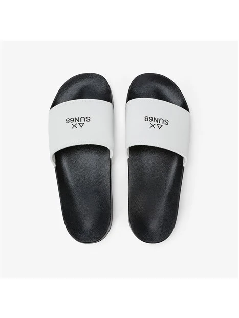 CIABATTE X36101 UOMO BIANCO NERO