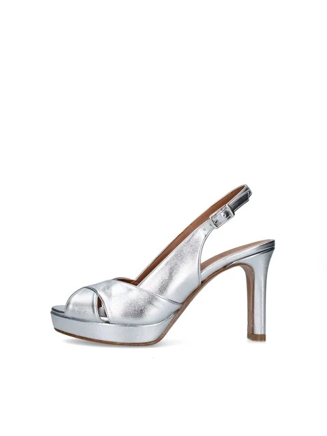 SANDALI L408 DONNA ARGENTO