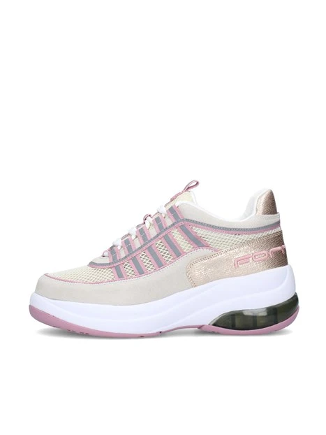 SNEAKERS BASSE UP DONNA BEIGE