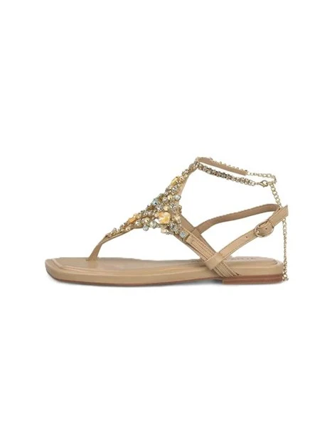 SANDALI V268427 DONNA BEIGE
