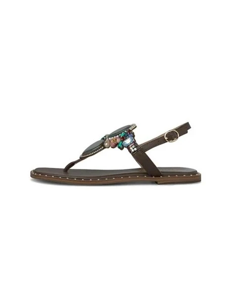 SANDALI V268202 DONNA MARRONE