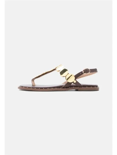 SANDALI V268200 DONNA MARRONE