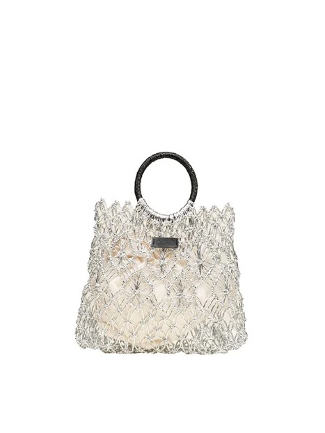 BORSA A MANO SOMBRA DONNA ARGENTO