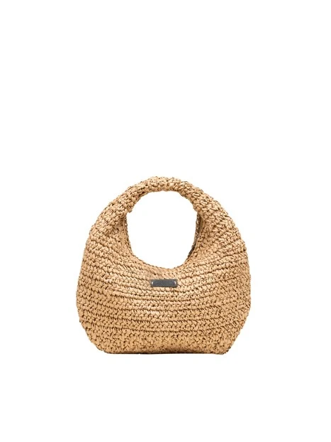 BORSA A MANO REDONDO DONNA MARRONE