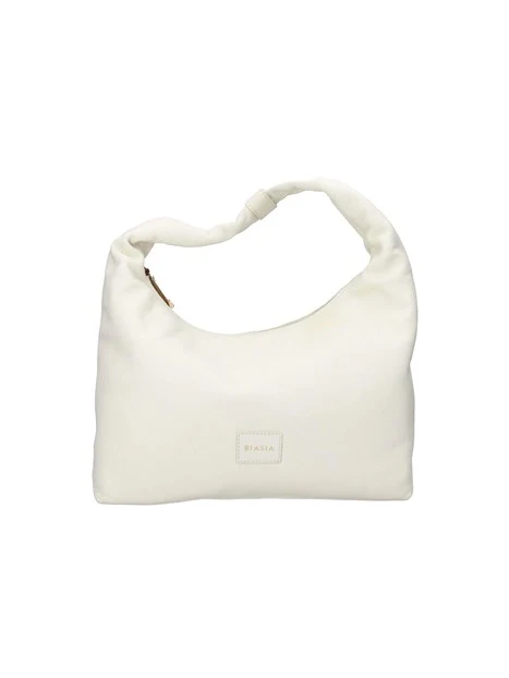 BORSA A SPALLA BIBP9T201G DONNA AVORIO
