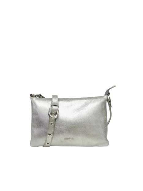 BORSA A TRACOLLA BIBP9T901M DONNA ARGENTO