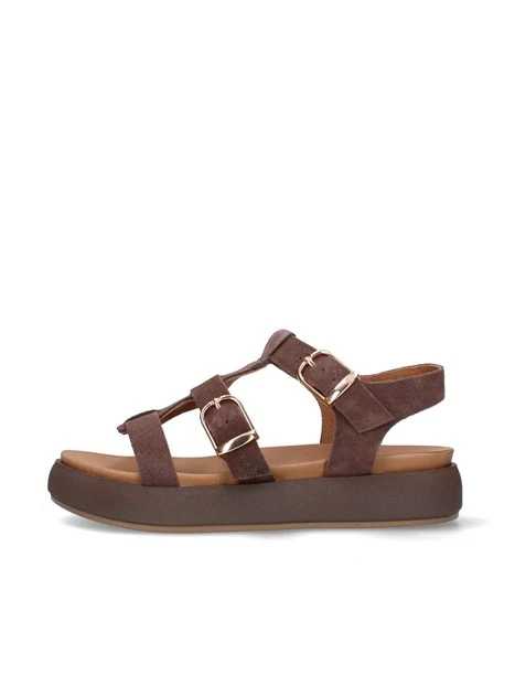 SANDALI A96046 DONNA MARRONE