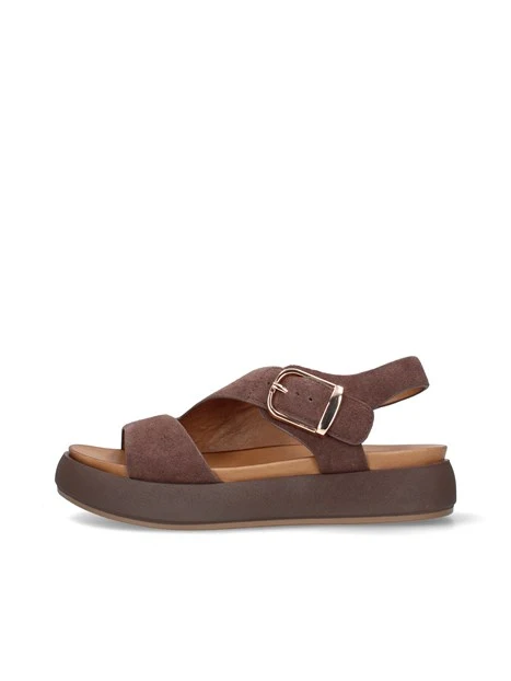 SANDALI A96064 DONNA MARRONE
