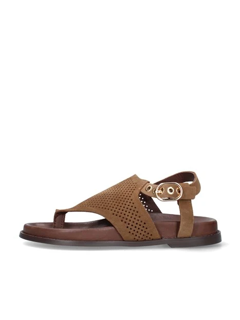 SANDALI D51015 DONNA MARRONE