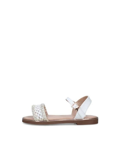 SANDALI PK321 BAMBINA BIANCO
