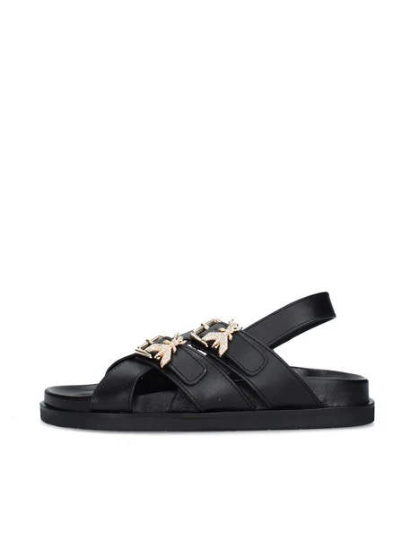 SANDALI PJ406 DONNA NERO