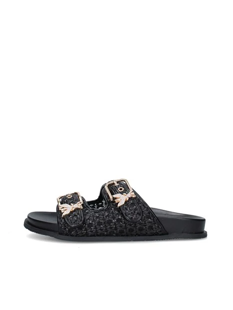 SANDALI PJ384 DONNA NERO