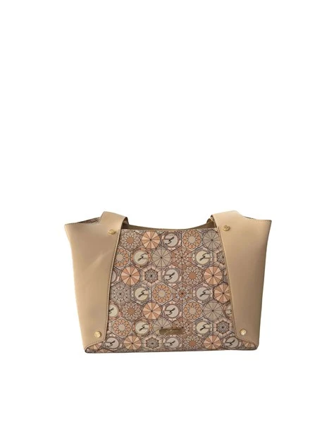 BORSA A SPALLA BENTD8669WZ DONNA BEIGE