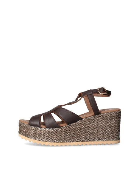 SANDALI WG3001 DONNA MARRONE