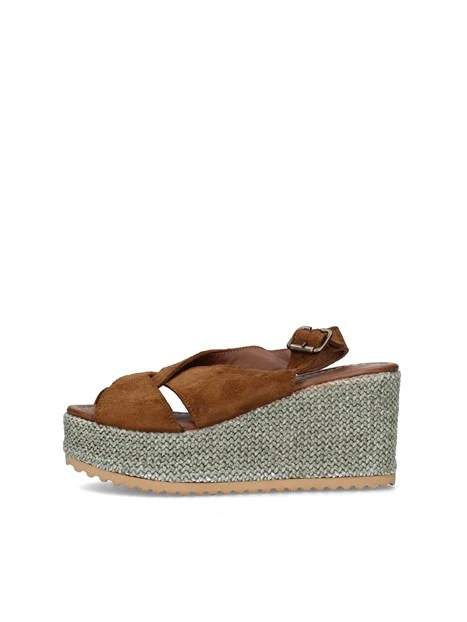 SANDALI WG3000 DONNA MARRONE