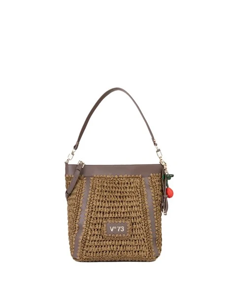 BORSA A SPALLA 73BS9M302 DONNA MARRONE