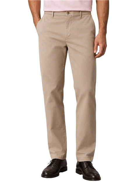 PANTALONI CHINO REGULAR FIT UOMO BEIGE