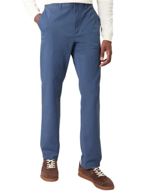 PANTALONI CHINO GAMBA DRITTA UOMO BLU