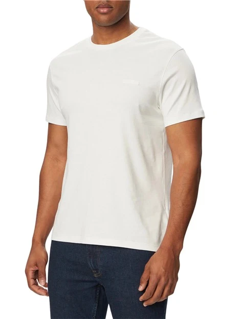T-SHIRT MANICA CORTA GIROCOLLO SLIM UOMO BIANCO