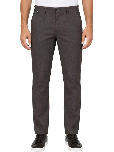 PANTALONI CHINO DRITTI UOMO MARRONE