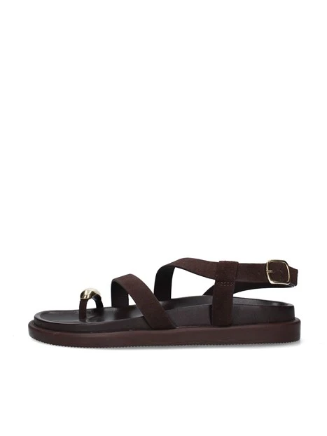 SANDALI F-8221 DONNA MARRONE