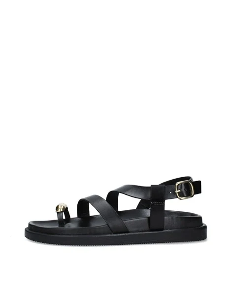 SANDALI F-8221 DONNA NERO