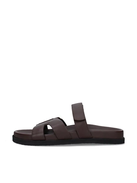 SANDALI F9092 DONNA MARRONE