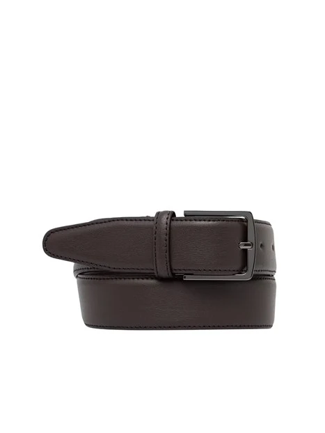 CINTURA IN PELLE DONNA MARRONE