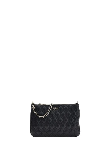 POCHETTE PW7577P6322 TRAPUNTATA CON CATENA DONNA NERO