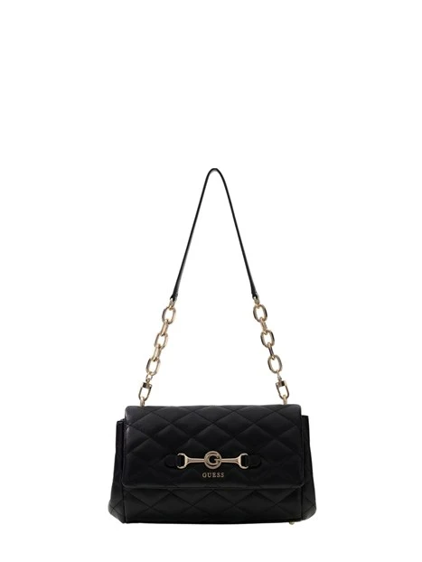 BORSA A SPALLA HWQG2241190 CON PATTA DONNA NERO