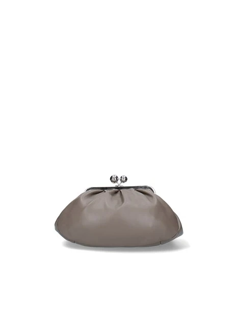BORSA A MANO IN PELLE NAPPA DONNA FANGO