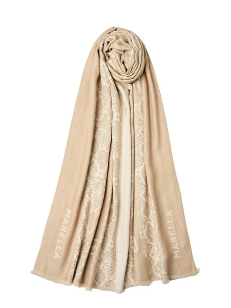 STOLA IN VISCOSA JACQUARD CON LUREX DONNA