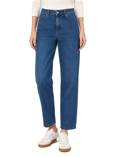 JEANS BOYFRIEND CINQUE TASCHE DONNA BLU