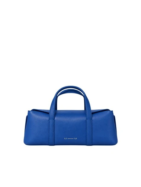 BORSA A MANO BAULETTO IN ECOPELLE DONNA BLU