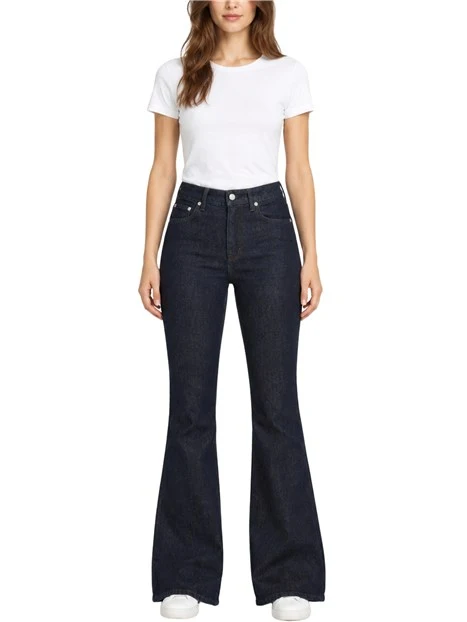 JEANS A ZAMPA IN DENIM DONNA BLU SCURO