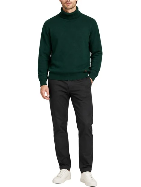 MAGLIA DOLCEVITA CON PATCH LOGO UOMO VERDE