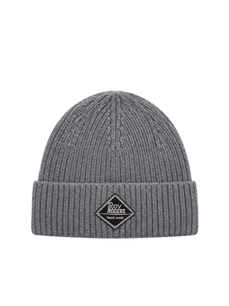CAPPELLO BEANIE IN MAGLIA UNISEX GRIGIO