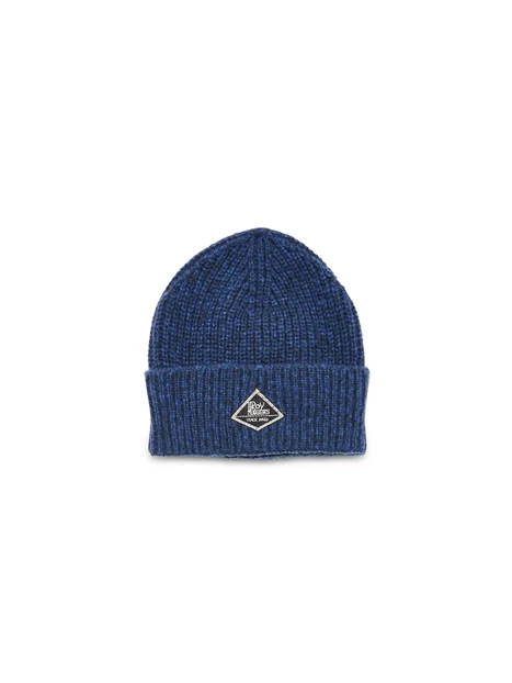 CAPPELLO BEANIE IN MAGLIA UNISEX BLU