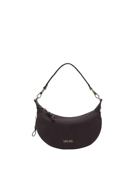 BORSA A SPALLA IN SIMILPELLE DONNA MARRONE