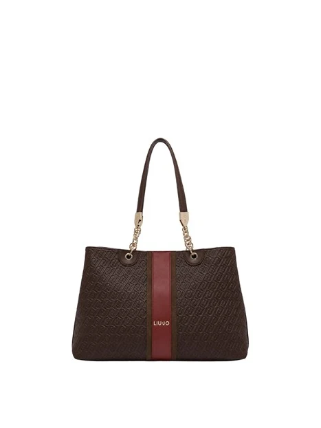 BORSA SHOPPING IN SIMILPELLE DONNA MARRONE