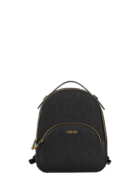 ZAINO AF6209E1139 LOGO MONOGRAM DONNA NERO
