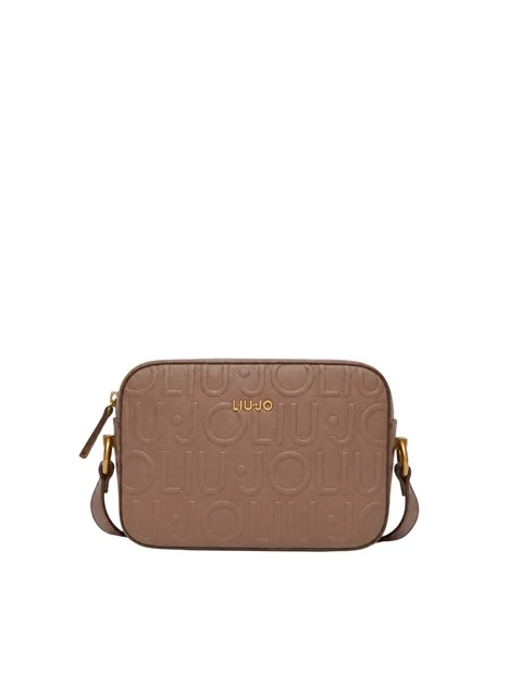 BORSA A TRACOLLA MEDIA EFFETTO NABUK DONNA MOCHA